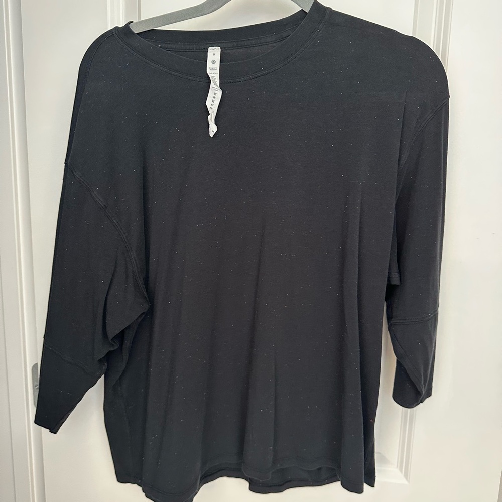 lululemon athletica Black Long Sleeve Tee